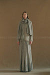 MUTEDANCE cashmere skirt MD23FW89 light gray PM95